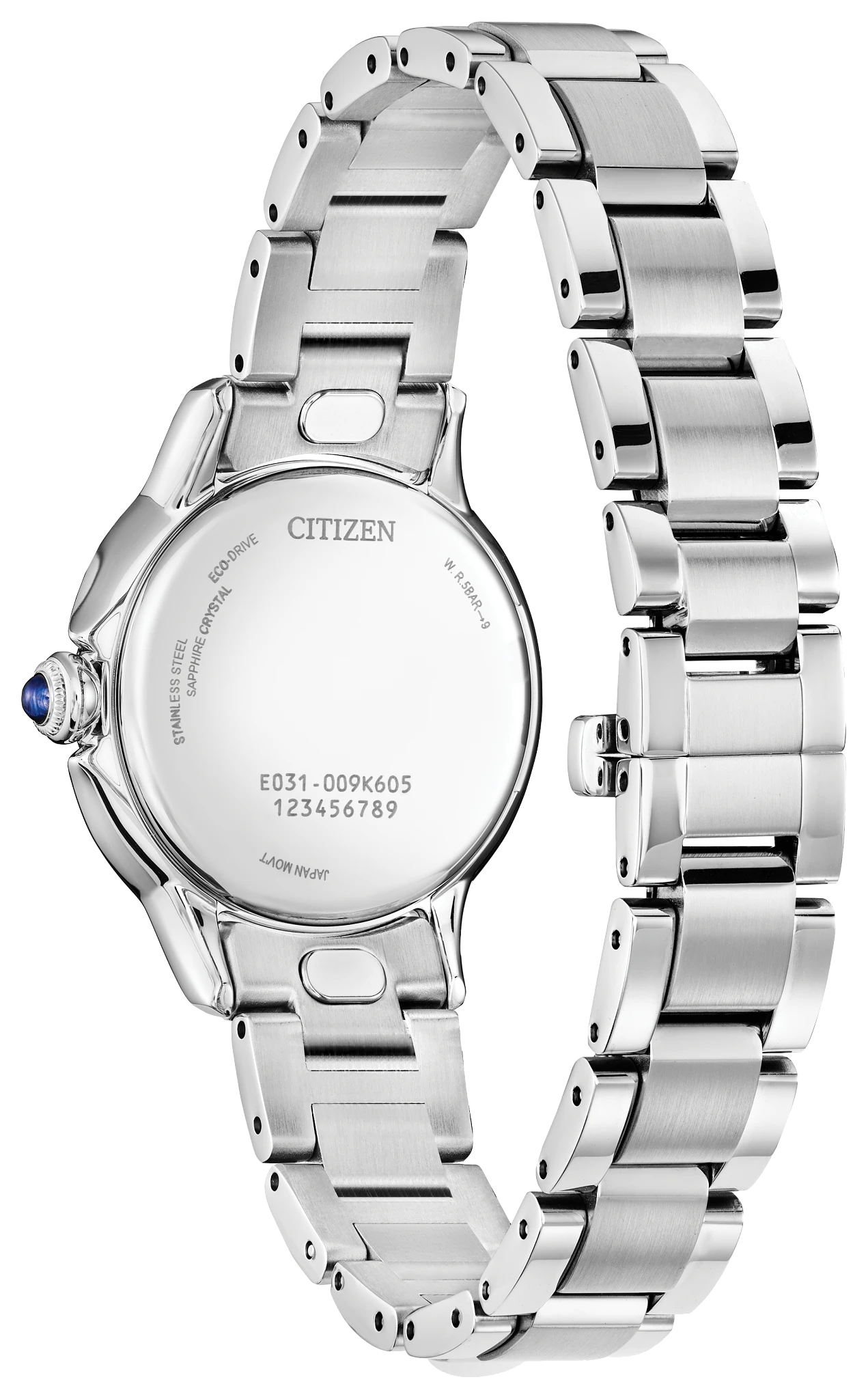 CITIZEN  L  イチヂクモデル Citizen L Ceci Black Dial Stainless Steel Bracelet EM1160-58E